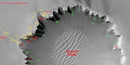 Wegeplan an Victoria bis Sol 1041