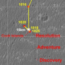 Wegestrecke an sol 1825