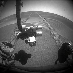 vordere Hazcam an Sol 2211