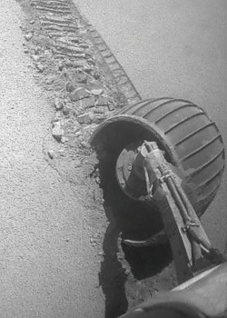 rechtes Vorderrad an Sol 2221