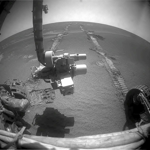 Sol 2327 vordere HazCam