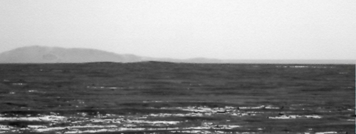 Sicht in Fahrtrichtung an Sol 2656