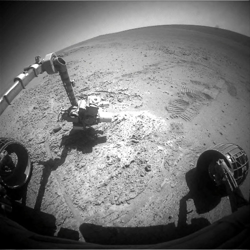 vordere HazCam Sol 2894 und Sol 2899