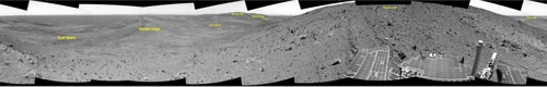 Rundumpanorama an Sol 651