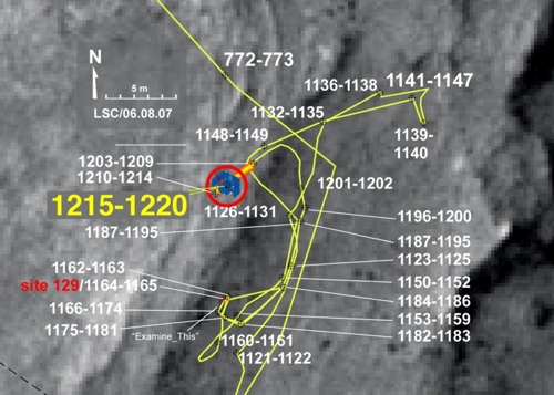 Wegeplan bis Sol 1220