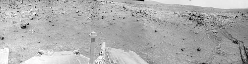 Navcam Panorama an Sol 1793