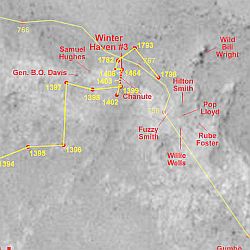 Wegstrecke bis Sol 1798