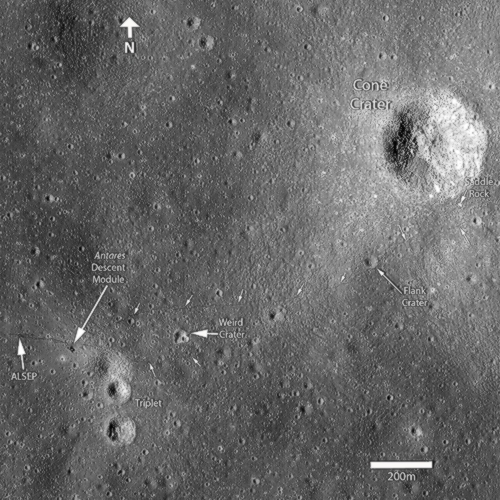 Apollo 14 Landeplatz - komplett