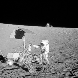 Astronaut Alan Bean bei Surveyor 3