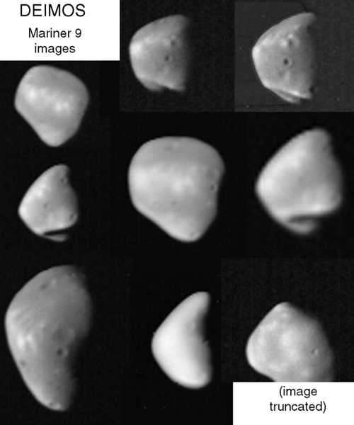 Deimos aufgenommen von Mariner 9