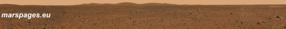 Banner: Spirits Blick vom seinem Landeplatz auf die Columbia Hills