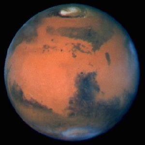 Mars aufgenommen vom Hubble Space-Teleskop