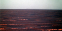 Endeavour Randgebirge am Horizont
