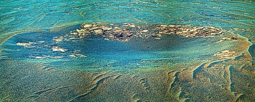 Falschfarbenaufnahme des an Sol 2433 passierten Kraters