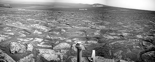 Südpanorama der Navigationskamera an Sol 2678