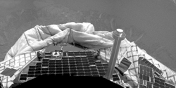 Sol 2: Opportunity noch in Flugkonfiguration