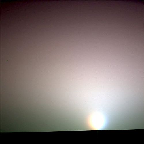Mitternachtssonne an Sol 80