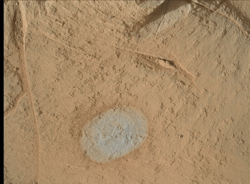 Sol 880 Reinigung von Mojave 2 vor der Bohrung